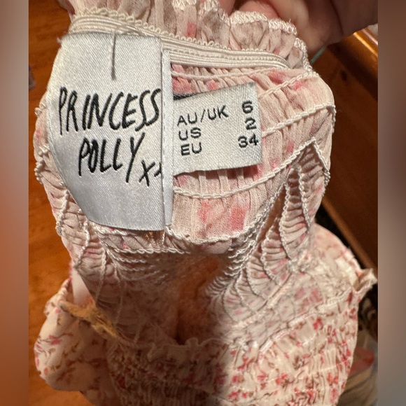 Princess Polly Azure Mini Dress Floral - Picture 5 of 5